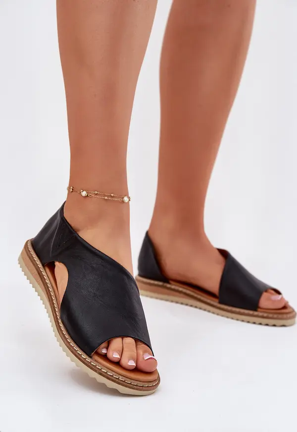 ARTIKER Кожени дамски сандали Artiker