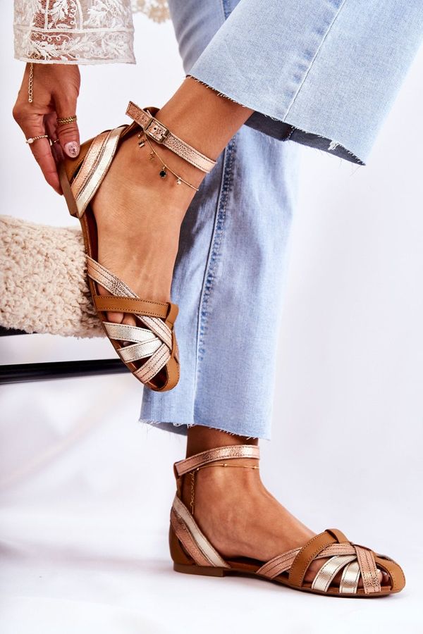 Maciejka Кожени дамски сандали Maciejka