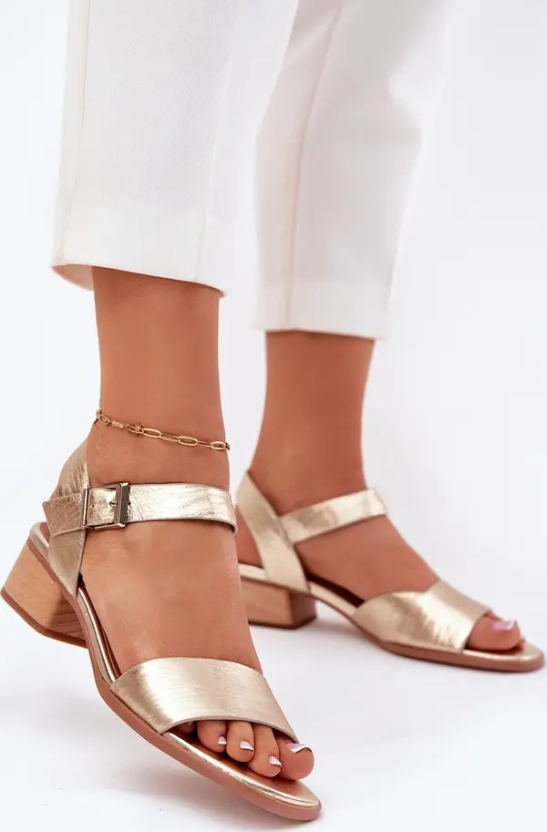 Maciejka Кожени Дамски Сандали На Ток Maciejka