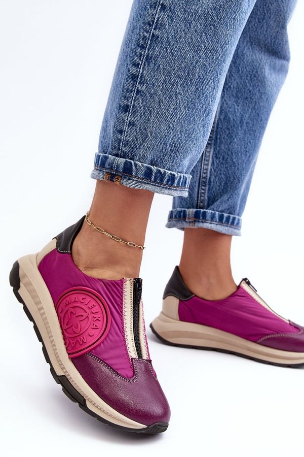 Maciejka Кожени дамски спортни обувки Maciejka