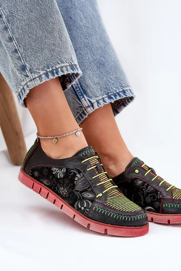 Maciejka Кожени Полуботи Дамски На Дизайн Maciejka