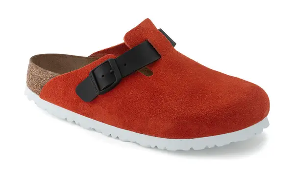 Birkenstock Кожени сандали Birkenstock Boston Suede