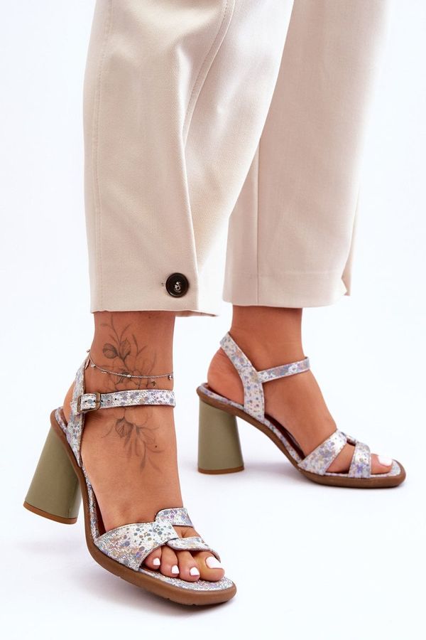 Maciejka Кожени Сандали На Ток Maciejka