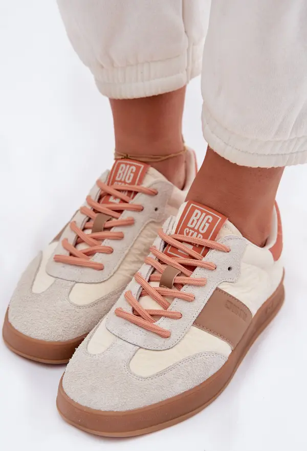 BIG STAR SHOES Кожени велурени маратонки Big Star