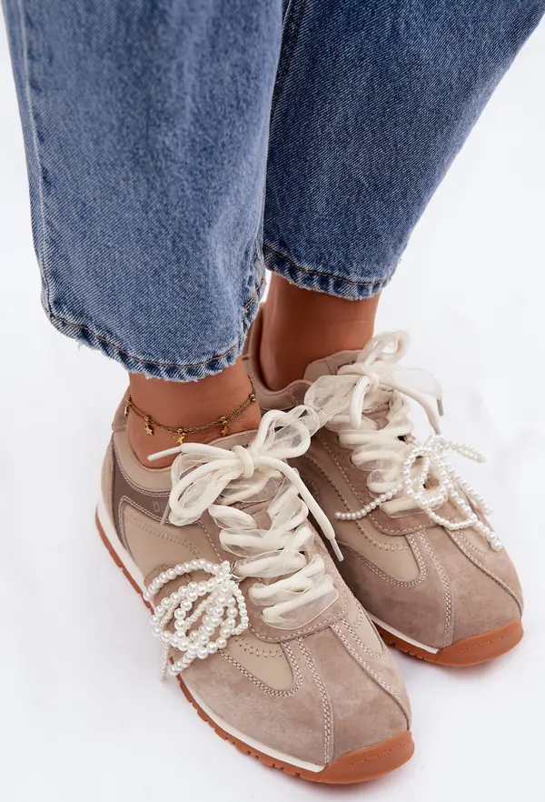 BIG STAR SHOES Кожени велурени маратонки Big Star