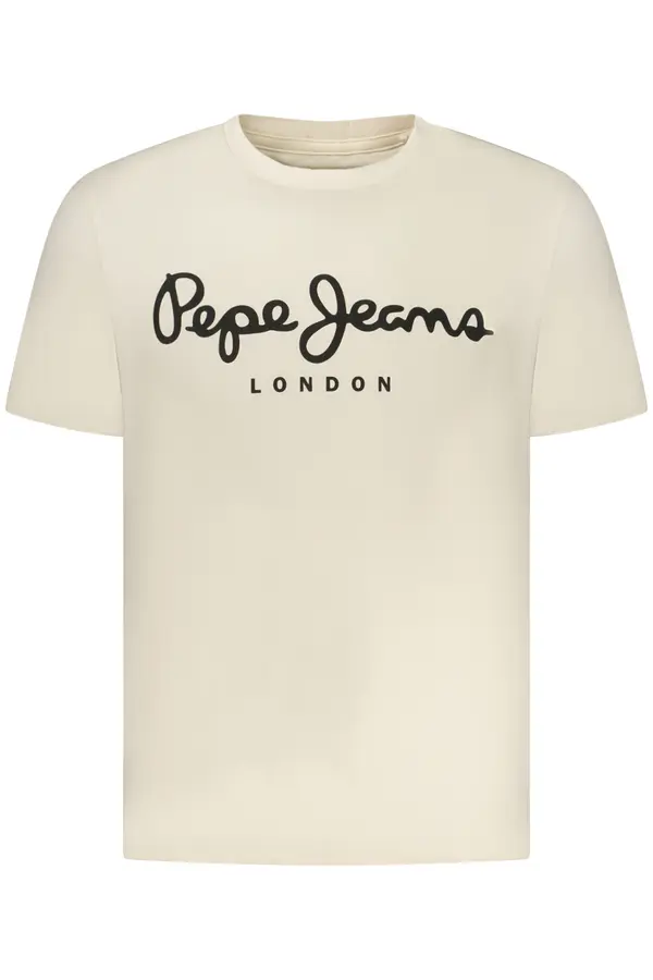 Pepe Jeans Кремава тениска Pepe Jeans
