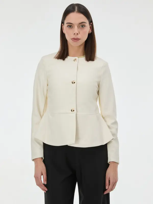 Orsay Кремаво дамско кожено яке ORSAY