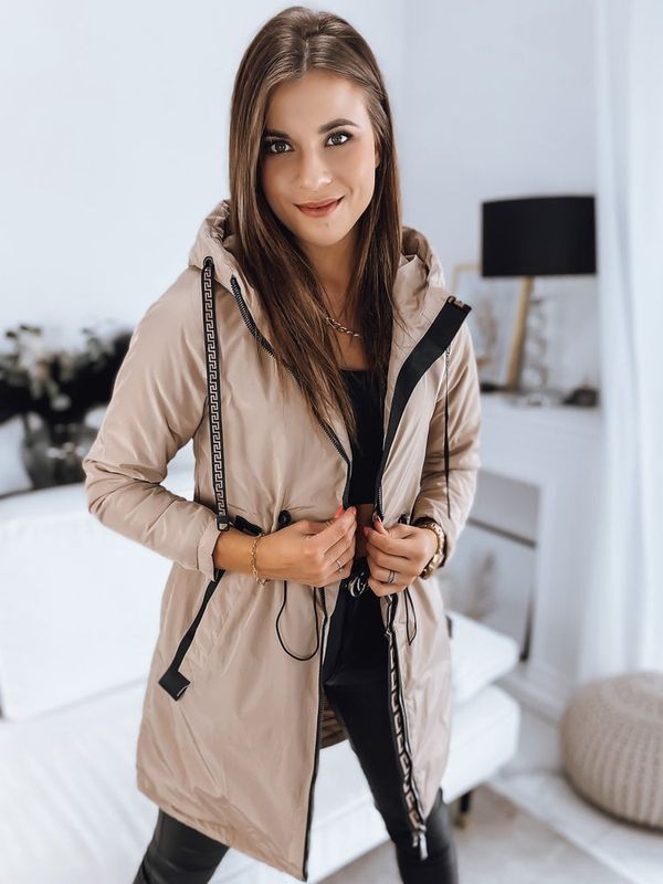 DStreet Kurtka damska parka VERONI beżowa Dstreet