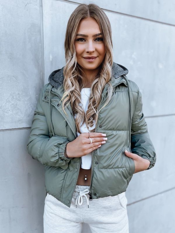 DStreet Kurtka damska pikowana KHALEESI zielona Dstreet