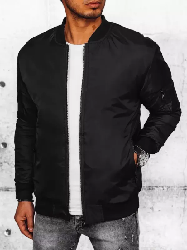 DStreet Kurtka męska bomber jacket czarna Dstreet