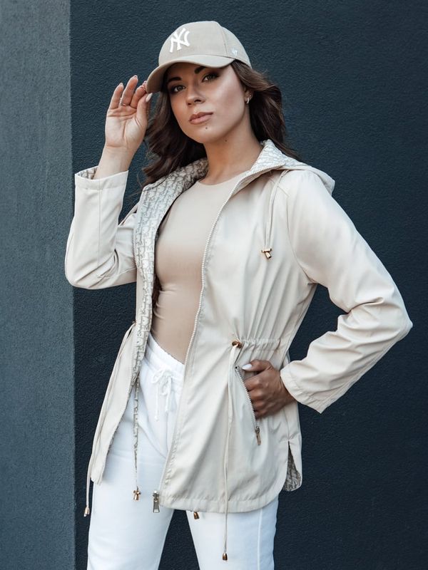 DStreet Kurtka parka damska BEGET beżowa Dstreet