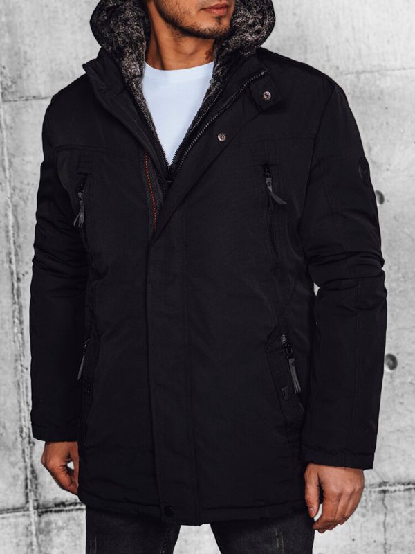 DStreet Kurtka zimowa męska czarna Dstreet