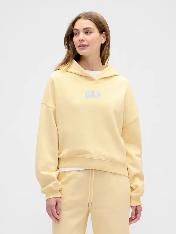 GAP Къс суитшърт с лого на GAP