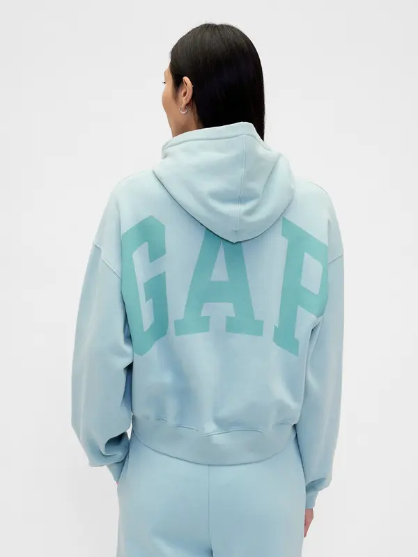 GAP Къс суитшърт с лого на GAP