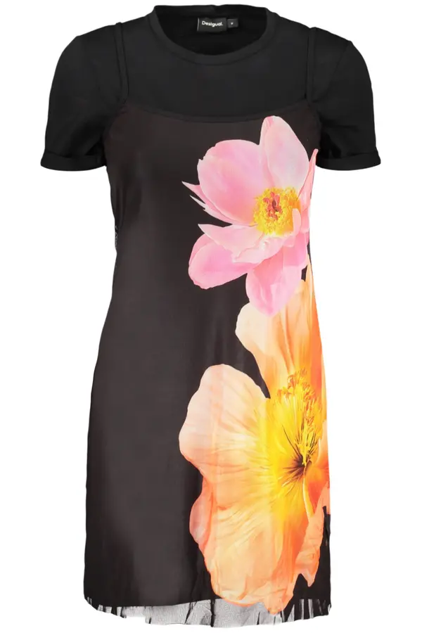 DESIGUAL Къса черна рокля Desigual