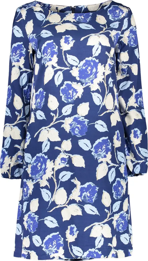 Gant Къса синя рокля с шарки GANT