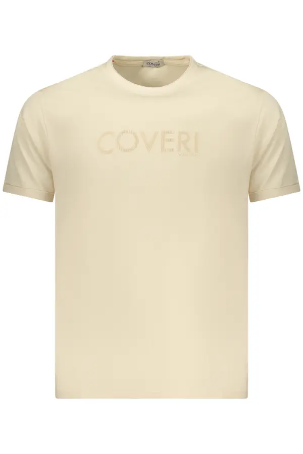 COVERI MOVING Къса тениска бежова