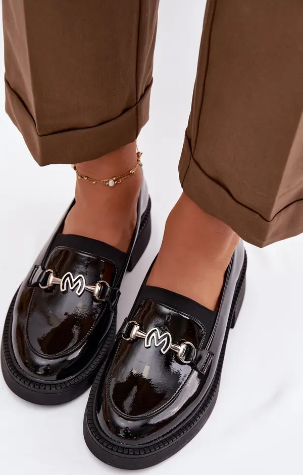 VINCEZA Лачени мокасини Vinceza