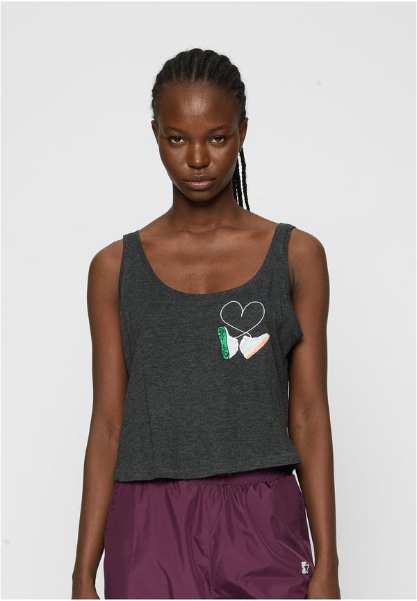 Mister Tee Ladies Kicks Love EMB Tank charcoal