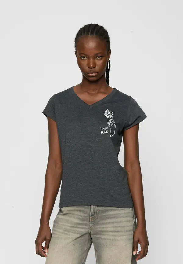 Mister Tee Ladies Only Love Tee Charcoal