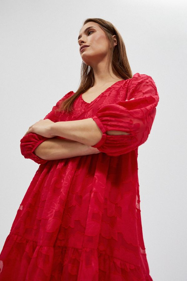 Moodo LADY'S DRESS L-SU-4021 STRAWBERRY