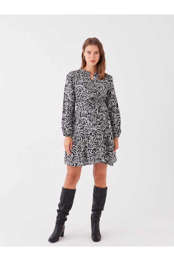 LC Waikiki LC Уайкики раирана яка шарени дълъг ръкав майчинство обличане