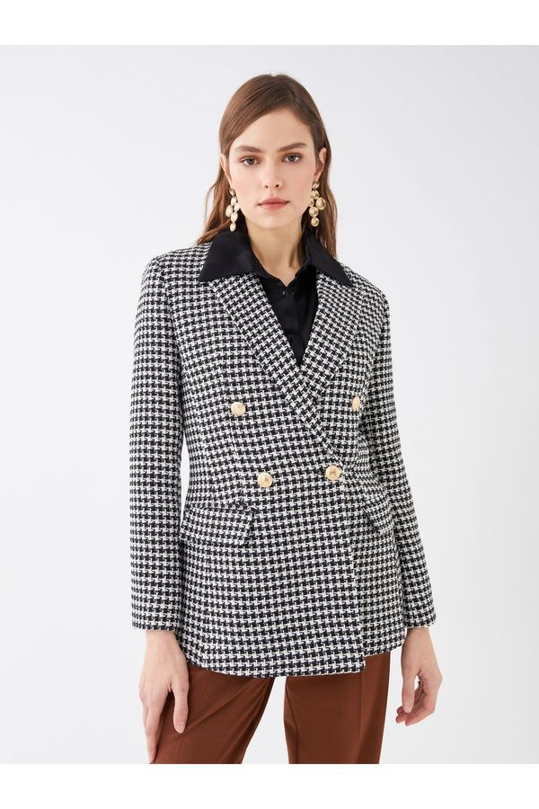 LC Waikiki LC Waikiki Crowbar Pattern Women's Long-Sleeved Jacket