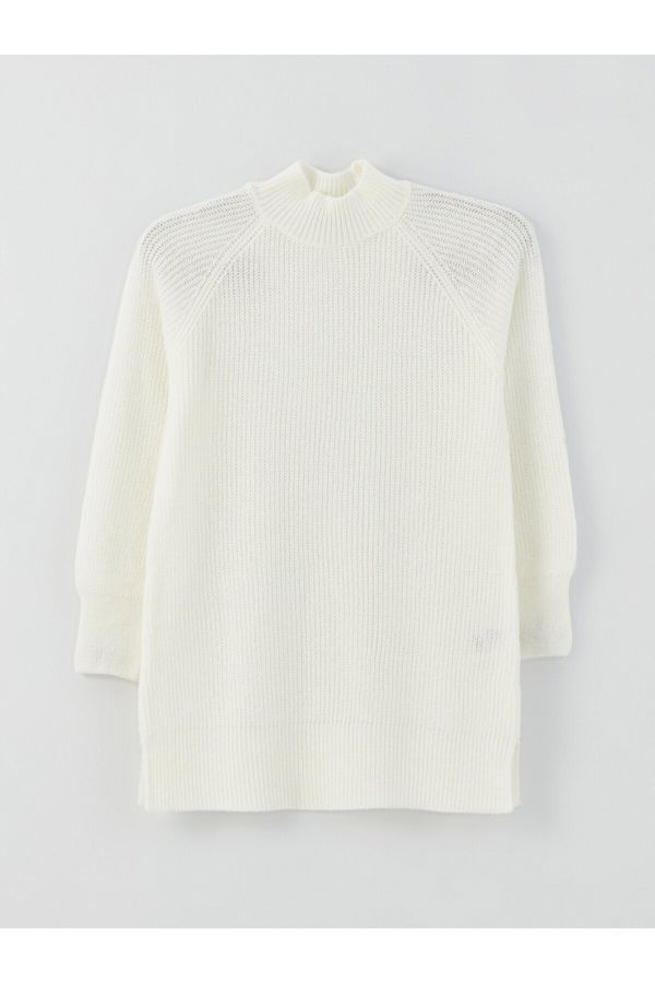 LC Waikiki LC Waikiki Half Turtleneck Women's Knitwear Tunic With Long Sleeves Straight