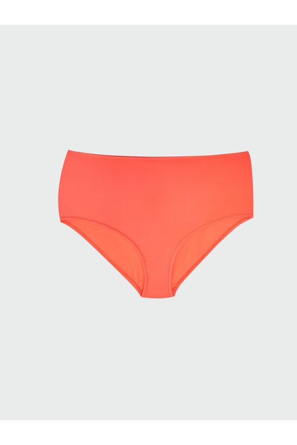 LC Waikiki LC Waikiki High Waist Plain Women's Bikini Bottom