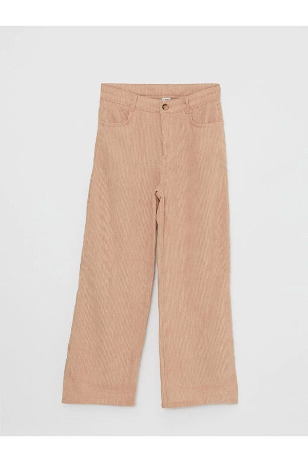 LC Waikiki LC Waikiki Wide Leg Velvet Girls' Trousers