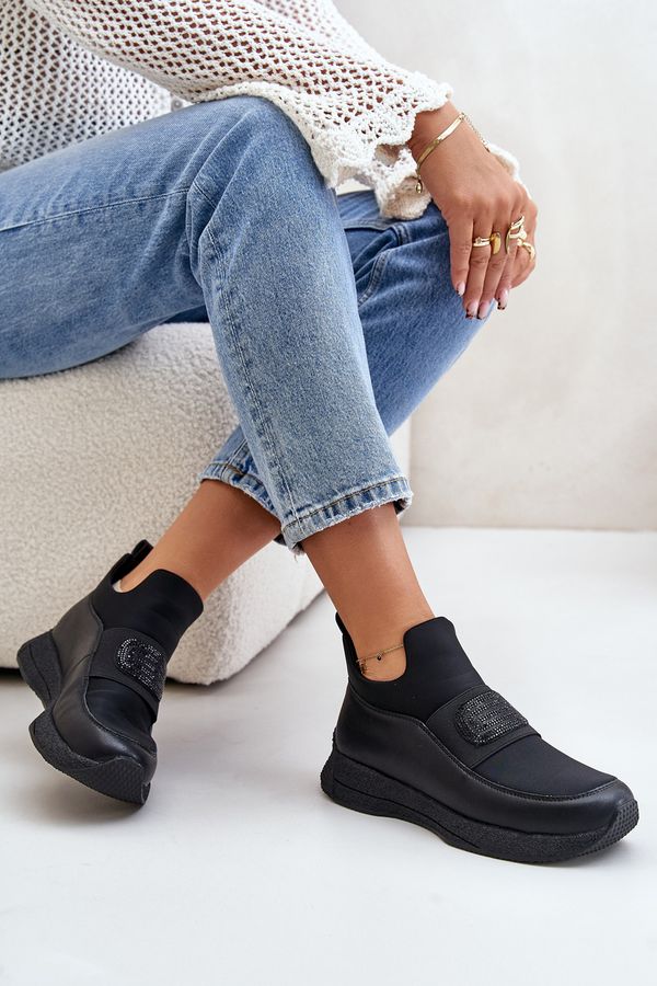 ARTIKER Leather sports shoes black Artiker