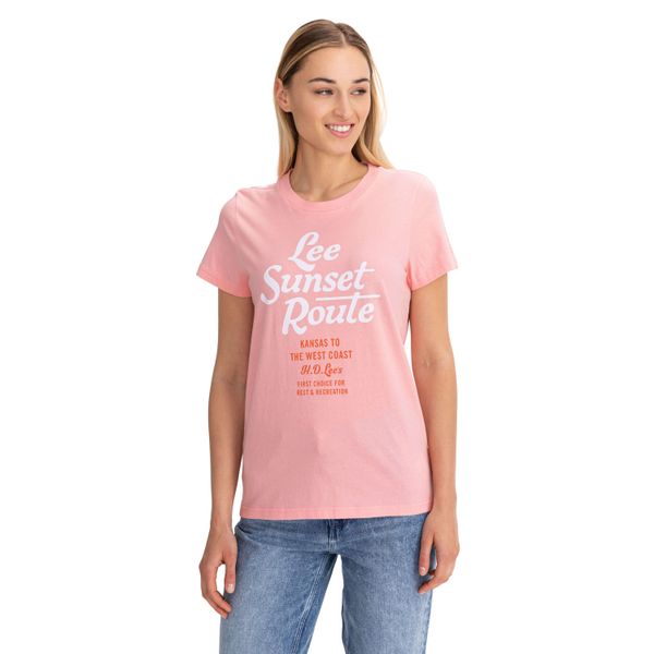 Lee Lee T-shirt Graphic Tee La Pink - Women's