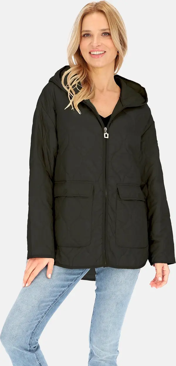 PERSO Леко ватирано дамско яке с удължен гръб