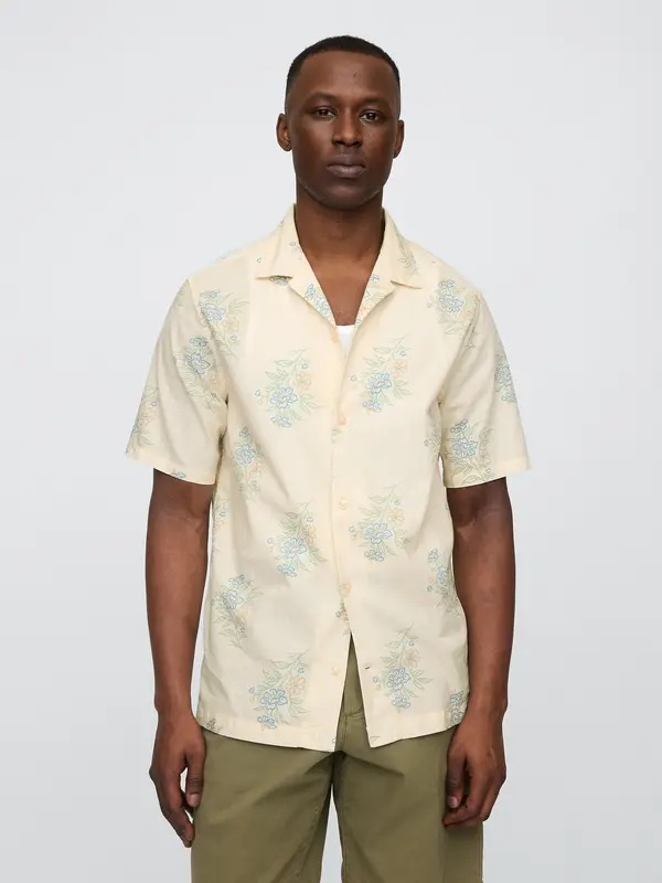 GAP Ленена риза GAP със стандартна кройка - мъжка