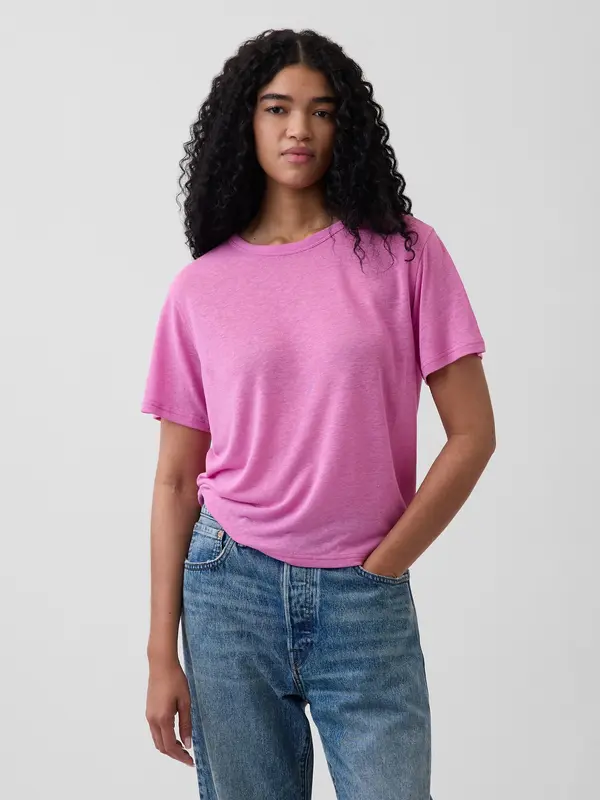 GAP Ленена тениска GAP - Дамска