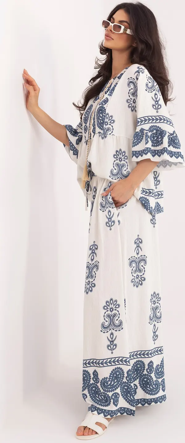 Italy Moda Летен комплект в цвят екрю