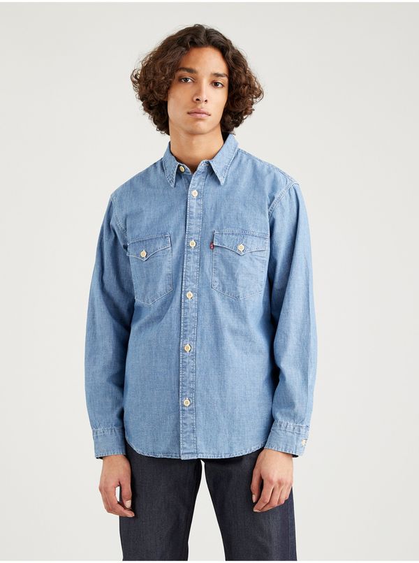 Levi's® Levi&#39;s Blue Men&#39;s Denim Shirt - Men&#39;s®