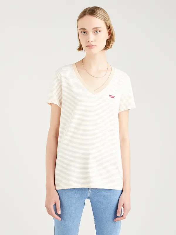 Levi's® Levi's Cream-White Women's Striped T-Shirt - Women's®
