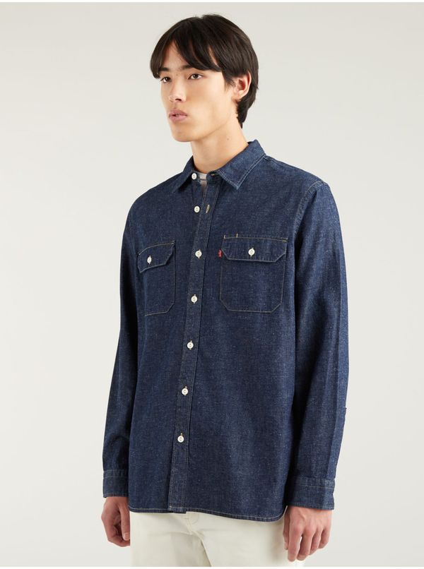 Levi's® Levi&#39;s Dark blue men&#39;s denim shirt Levi&#39;s - Men&#39;s®