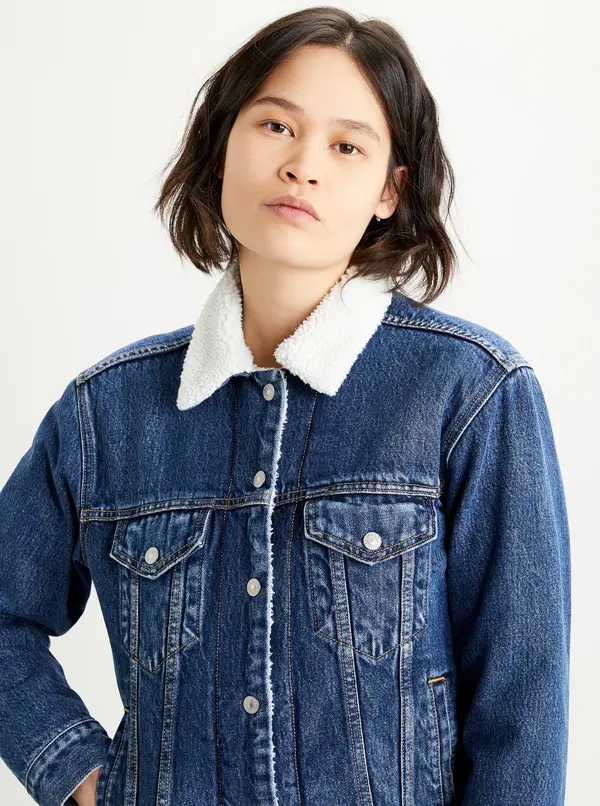 LEVI'S LEVI'S DENIM JACKET WOMEN BLUE