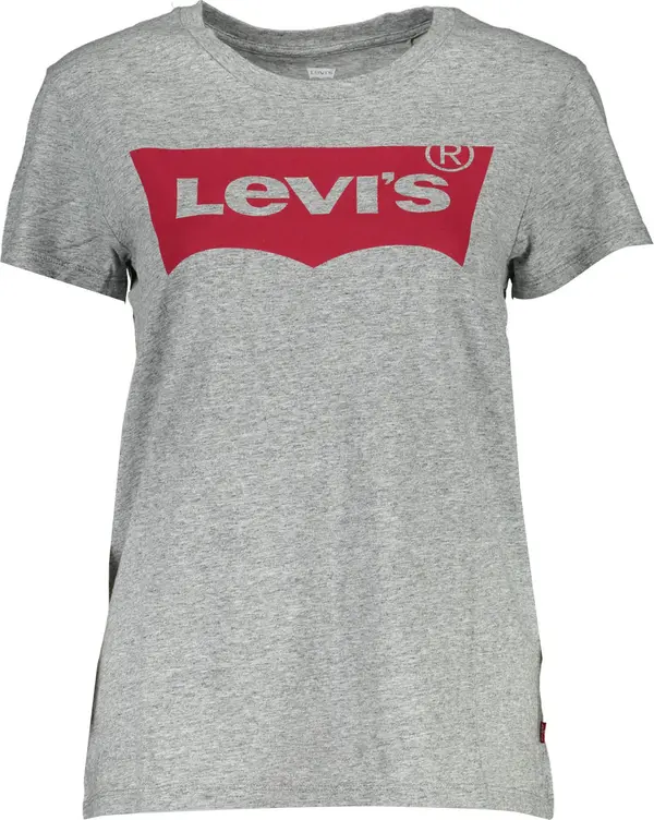LEVI'S LEVI'S WOMEN'S SHORT SLEEVE T-SHIRT GRAY