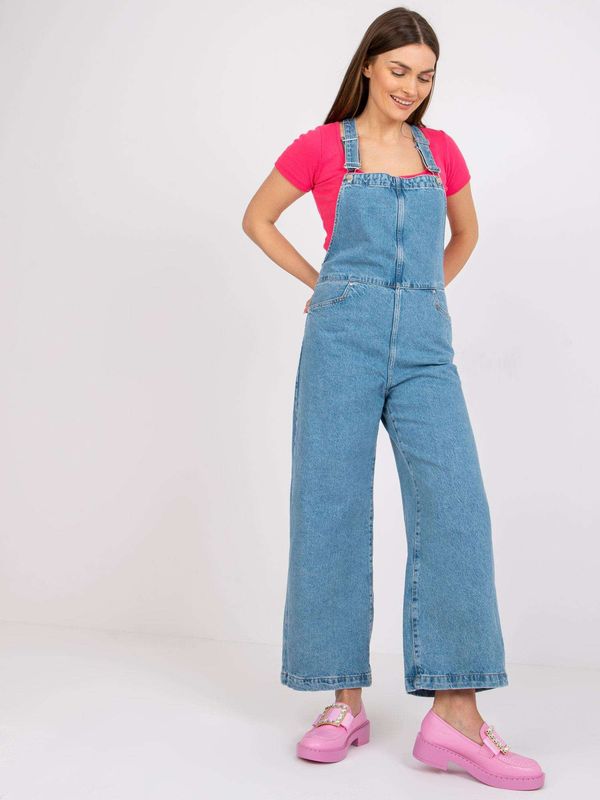 Fashionhunters Light blue women's denim suit Verona RUE PARIS