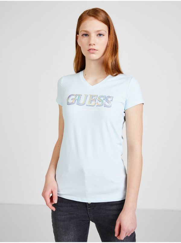 Guess Light blue women's T-shirt Guess - Women