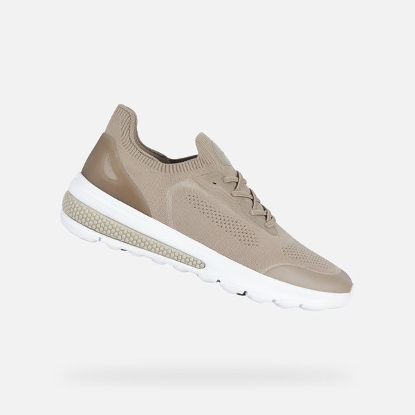 GEOX Light brown men's sneakers Geox Spherica Actif - Men