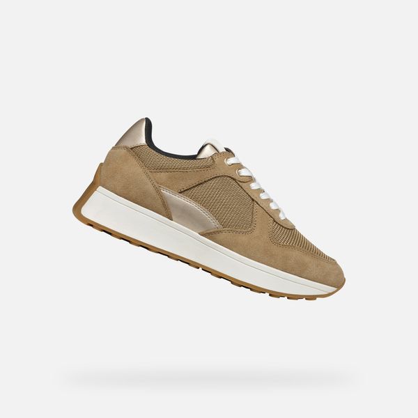 GEOX Light brown women's sneakers Geox Amabel - Women's