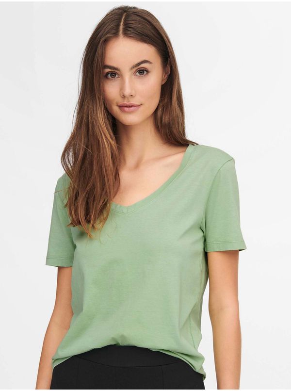 JDY Light Green Basic T-Shirt JDY Farock