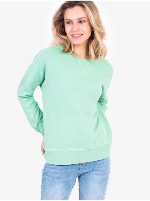 Brakeburn Light Green Womens Basic Sweatshirt Brakeburn - Women
