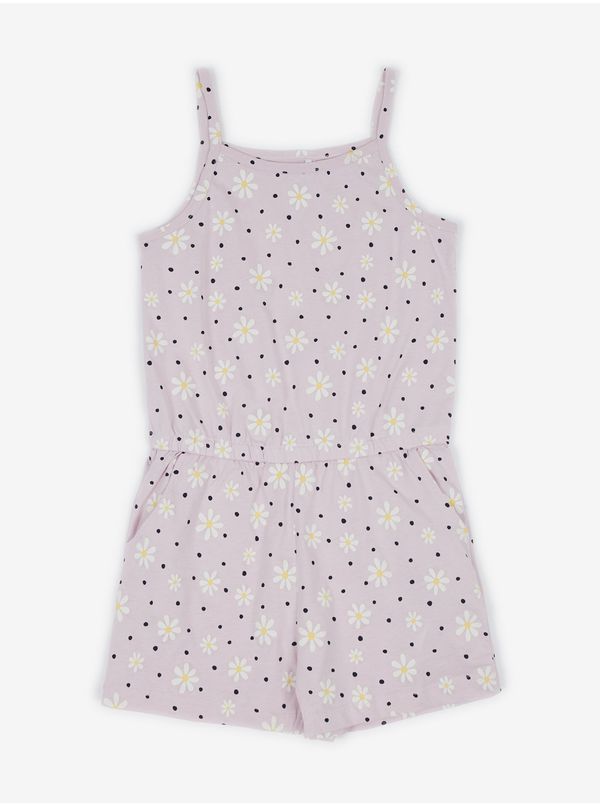 name it Light Pink Girl Patterned Jumpsuit name it Vigga - Girls