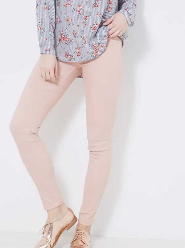 CAMAIEU Light Pink Skinny Fit Pants CAMAIEU - Women