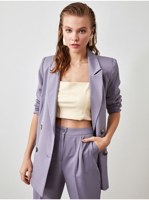 Trendyol Light purple women's oversize blazer Trendyol - Women's